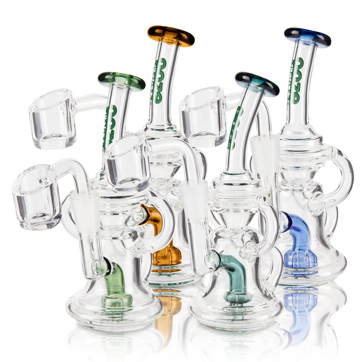 Ooze | Quartz Mini Rig - Surge Glass Rig Cannatron