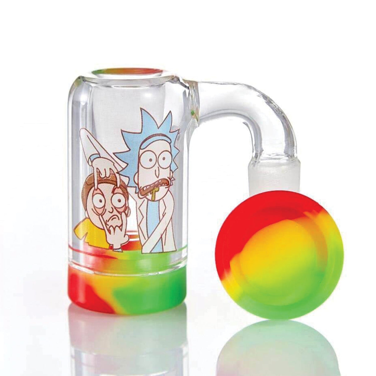 Gotoke | 2.9" Reclaim Glass Catcher Kit with Silicone container Ashcatcher · Percolator · Filter · Mouthpiece Gotoke