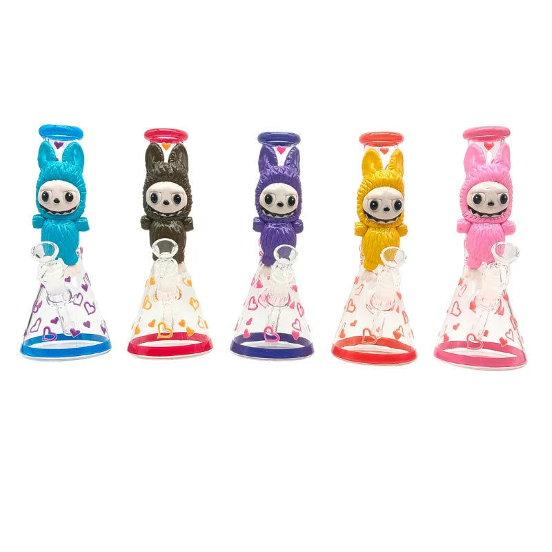 10" Cute Character Glass Beaker Bong (MST193) Glass Bong The MST