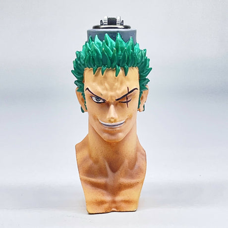 ONE PIECE Zoro Character 3D Lighter Case for Mini Clipper Lighter Accessory MAD LIGHTER SHOP