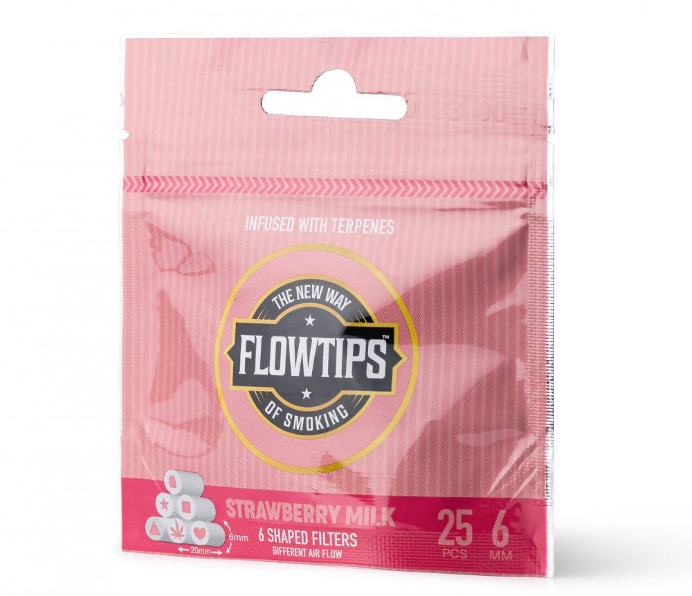 Flowtips Terpene Filter Tips - 25 ct. Bag - 10 ct. Display Filter Tip Flow-Tips