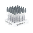 WHITE RHINO | Glass Dab Straw with silicone cap - 25ct Blunt Cannatron Quartz Glass