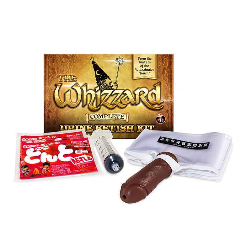 The Whizzard synthetic urine novelty kit Gadget Canadian Distributor Brown