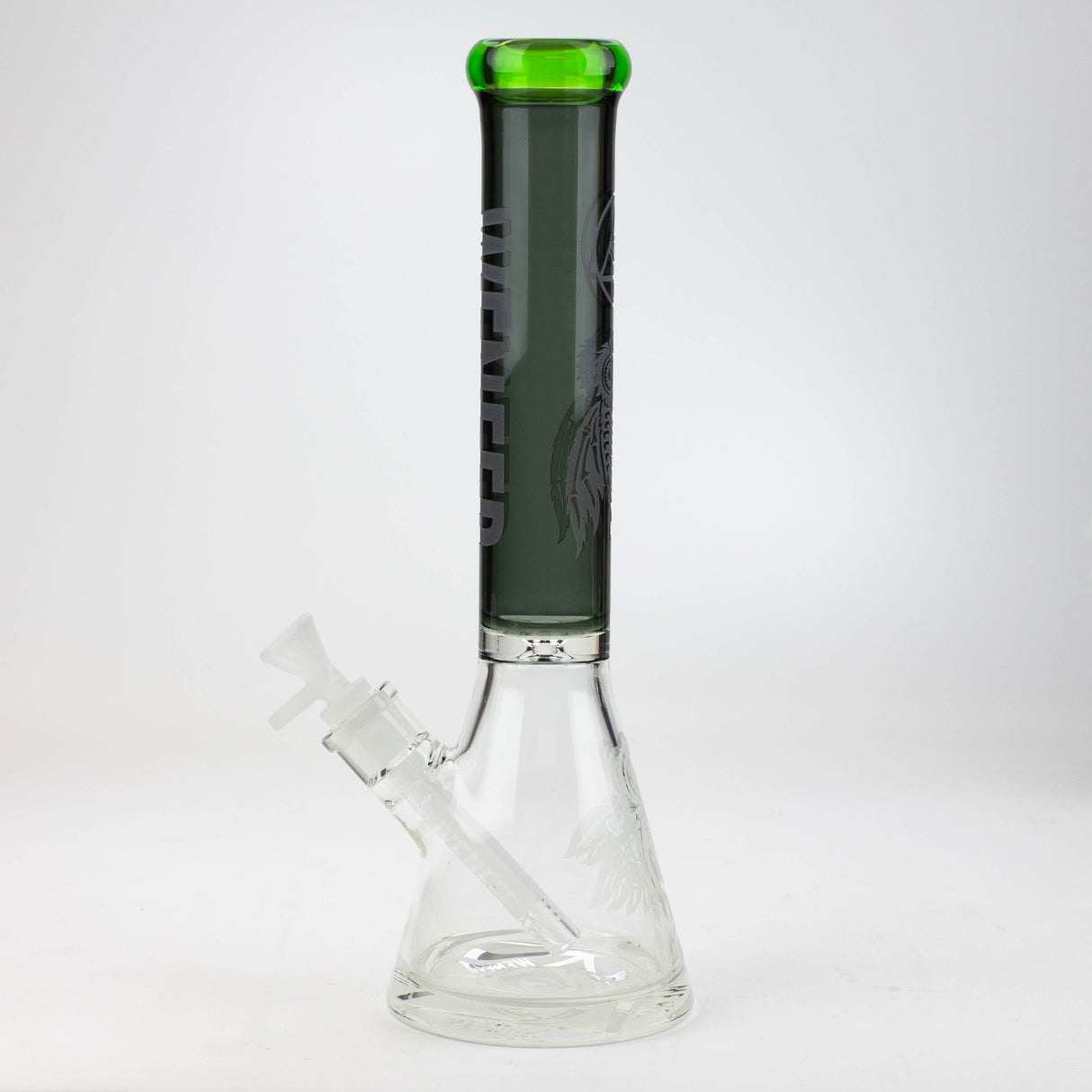 WENEED®-15" Skele Owl Beaker 9mm Glass Bong WENEED®