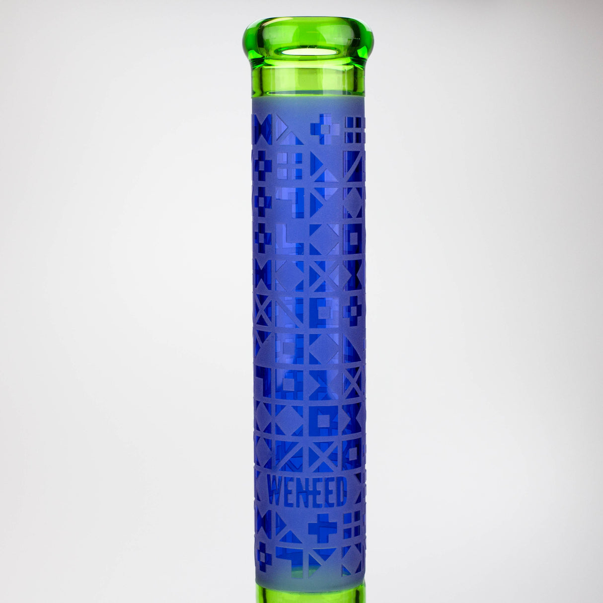 WENEED®-18" Cipher Text Beaker 7mm Glass Bong WENEED®