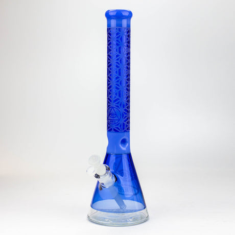 WENEED®-18" Lattice Web Beaker 7mm Glass Bong WENEED® Blue