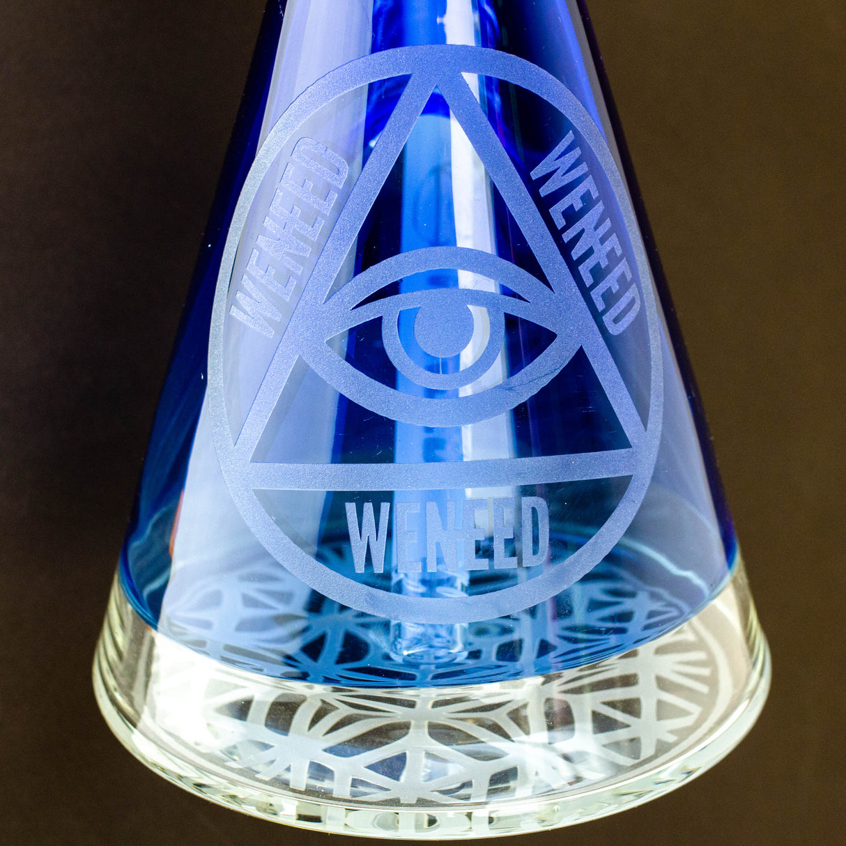 WENEED®-18" Lattice Web Beaker 7mm Glass Bong WENEED®