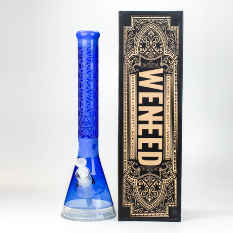 WENEED®-18" Lattice Web Beaker 7mm Glass Bong WENEED®