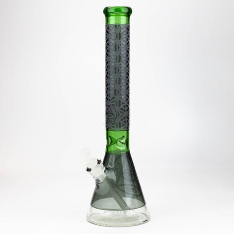 WENEED®-18" Lattice Web Beaker 7mm Glass Bong WENEED® Green