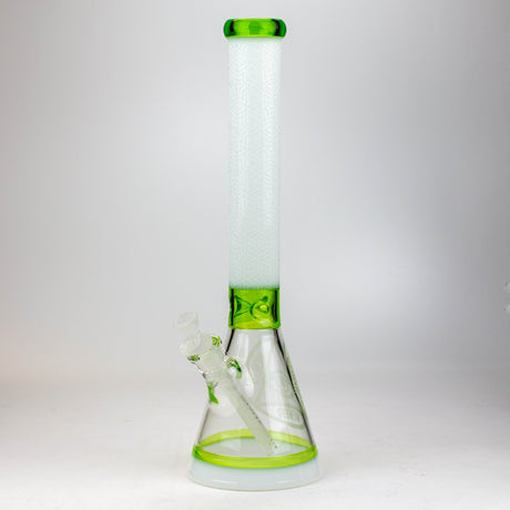 WENEED®-18" Star Party Beaker 7mm Glass Bong WENEED® Green/White