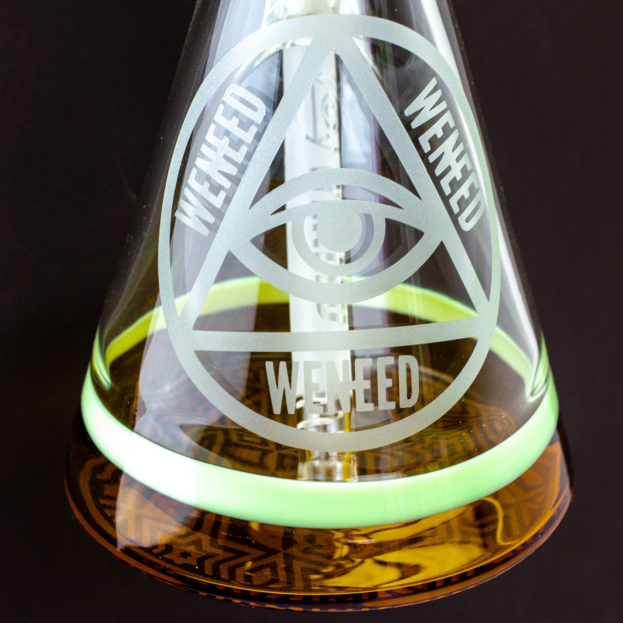 WENEED®-18" Star Party Beaker 7mm Glass Bong WENEED®
