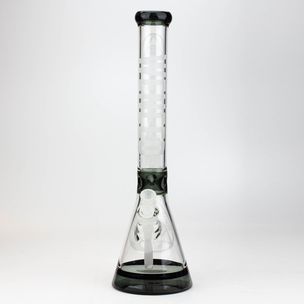 WENEED®-18" Transparent Crucifix Beaker 7mm Glass Bong WENEED®