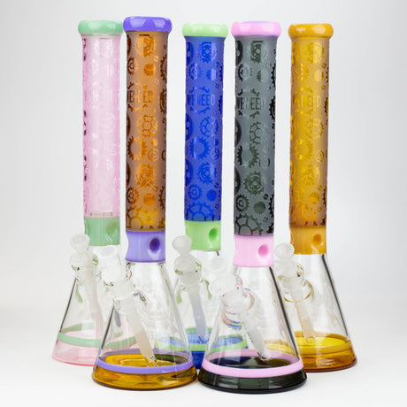 WENEED®-19" High Gear Beaker 7mm Glass Bong WENEED®