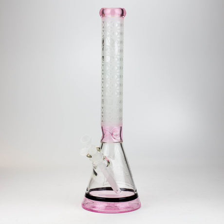 WENEED®-19" Illuminati Tower Beaker 7mm Glass Bong WENEED® Pink