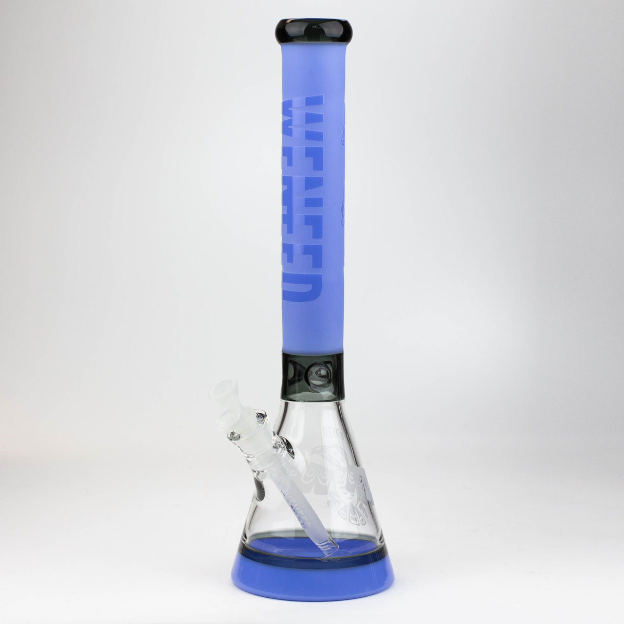 WENEED®-19" Mayan King Beaker 7mm Glass Bong WENEED® Jade Blue