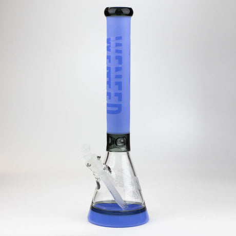 WENEED®-19" Mayan King Beaker 7mm Glass Bong WENEED® Jade Blue
