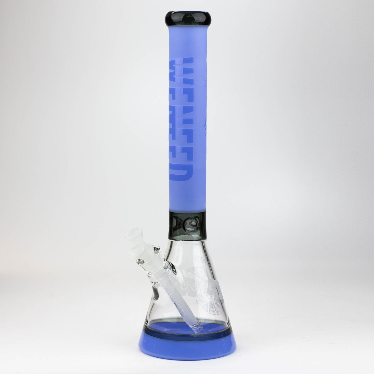 WENEED®-19" Mayan King Beaker 7mm Glass Bong WENEED® Blue