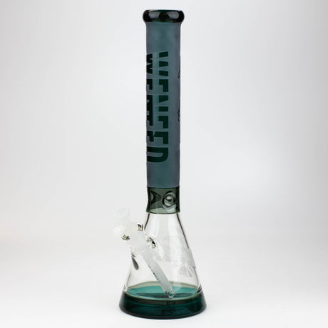 WENEED®-19" Mayan King Beaker 7mm Glass Bong WENEED® Teal