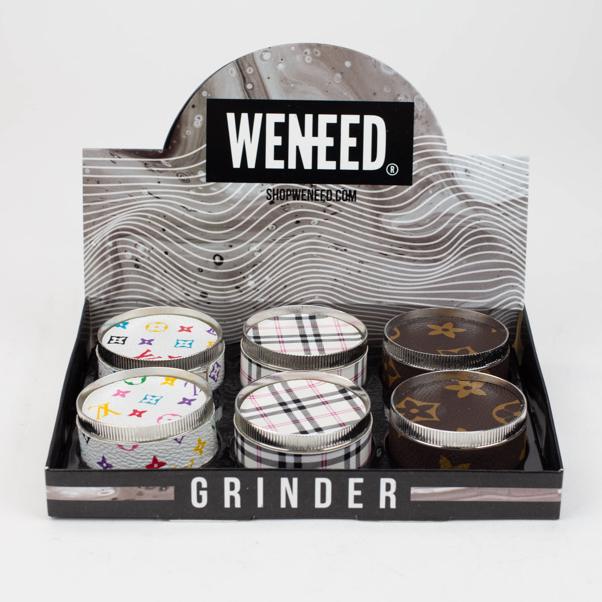 WENEED®-Luxury Grinder 3Pts 6Pack Display Pack WENEED®