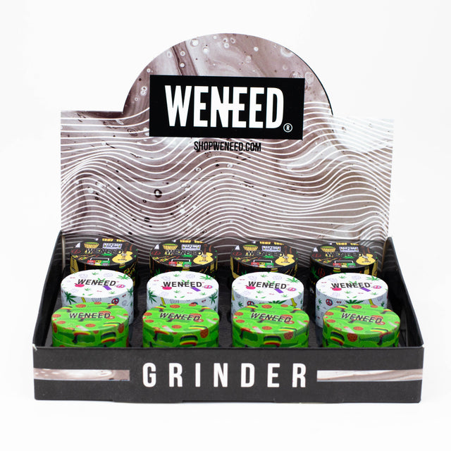 WENEED®-420 World Grinder 4pts 12pack Display Pack WENEED®