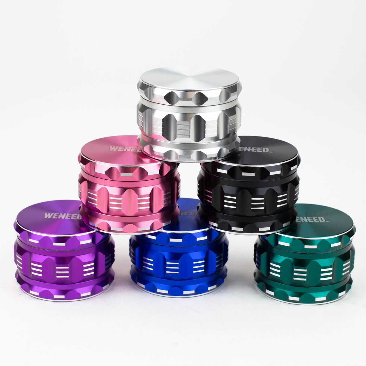 WENEED®-Color Barrel Grinder 4pts Display Pack WENEED®