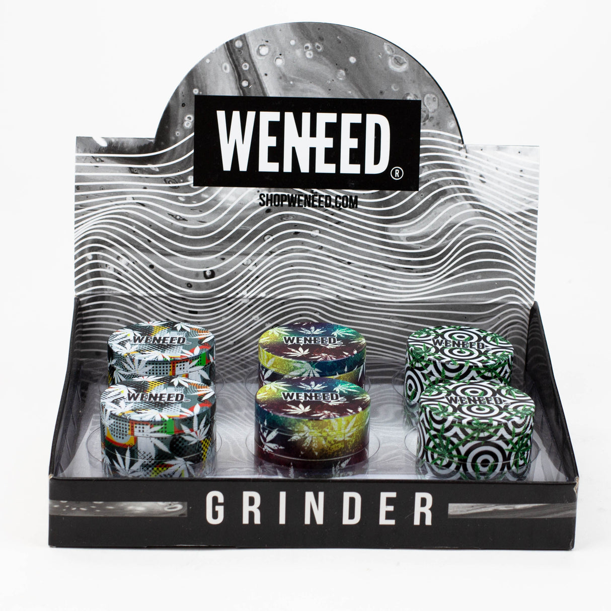 WENEED®-Leaf Life Grinder 4pts 6pack Display Pack WENEED®
