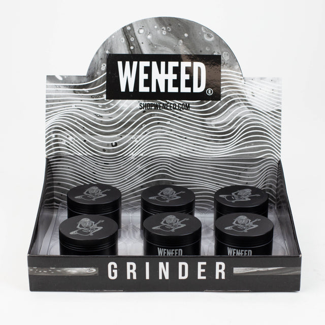 WENEED®-Metallic Skull Grinder 4pts 6Pack Display Pack WENEED®