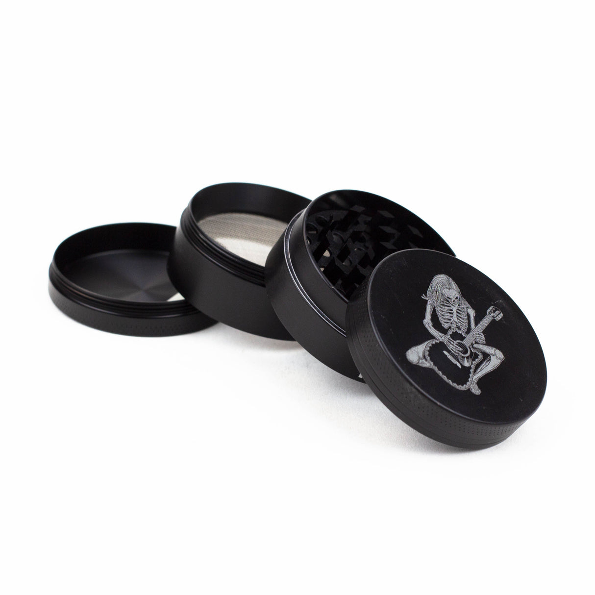 WENEED®-Metallic Skull Grinder 4pts 6Pack Display Pack WENEED®