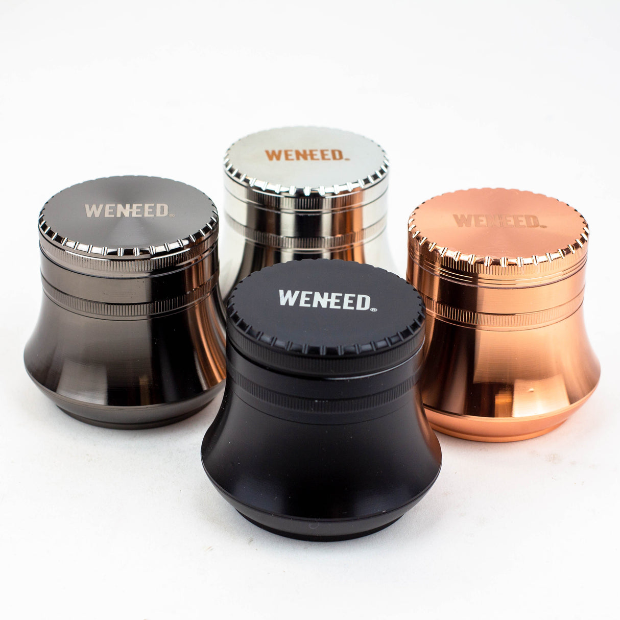 WENEED®-Rose Gold UFO Grinder 4pts 6pack Display Pack WENEED®