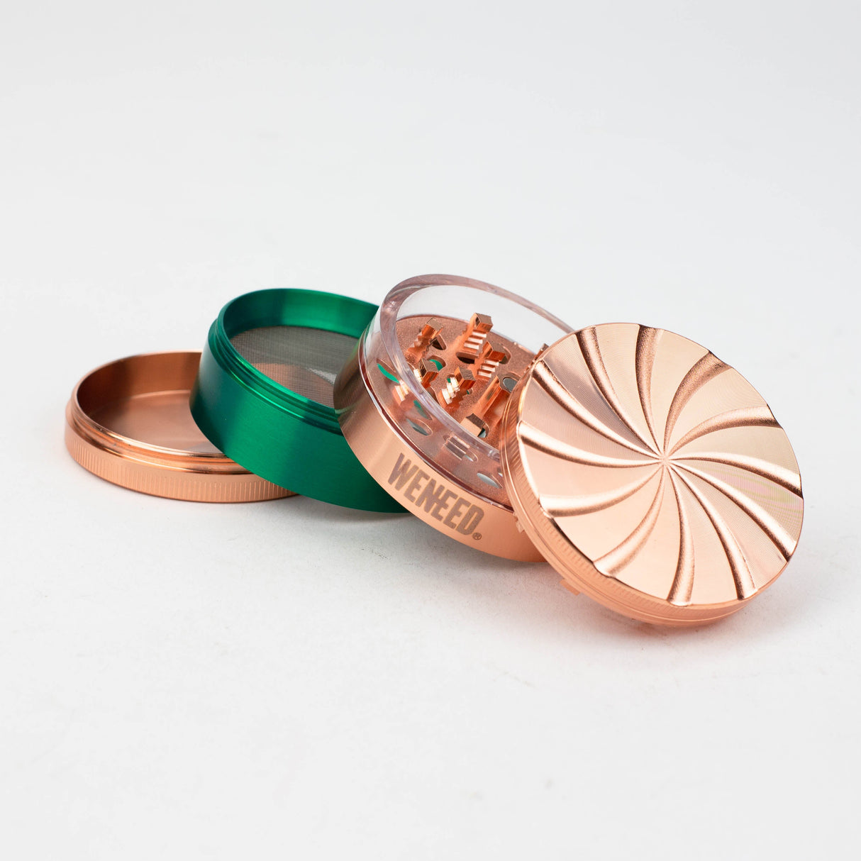 WENEED®-Rose Gold Window Grinder 4pts 6pack Display Pack WENEED®