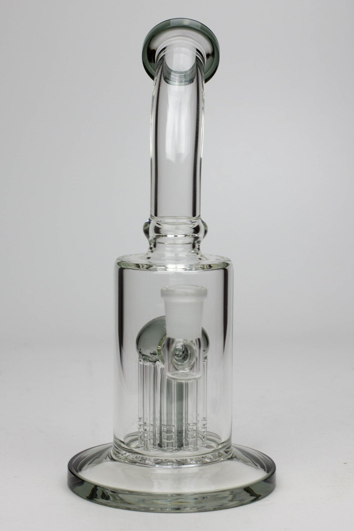 Water Pipe 10 inches with 8 tree arms diffuser Glass Bong Honeybee Herb