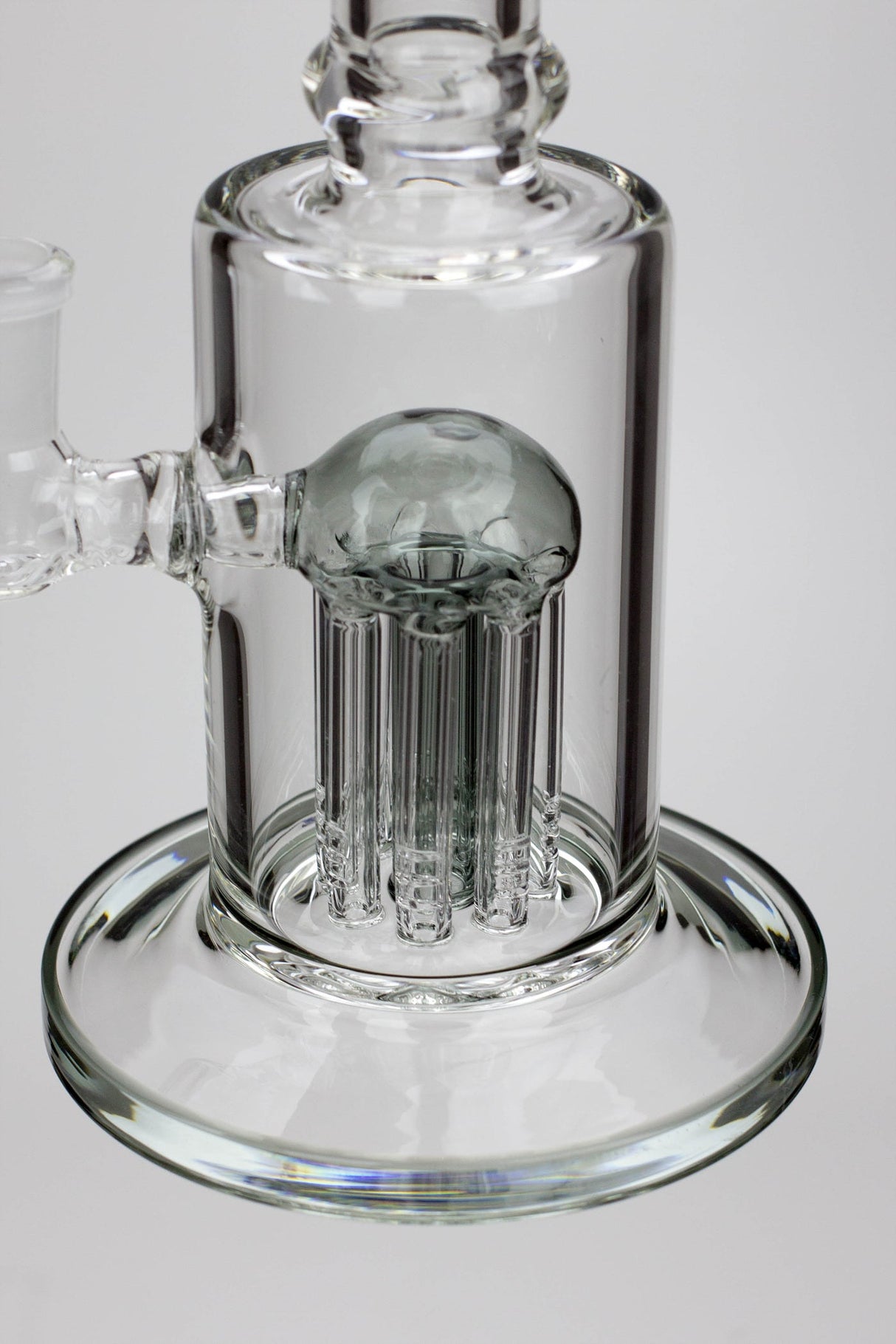 Water Pipe 10 inches with 8 tree arms diffuser Glass Bong Honeybee Herb
