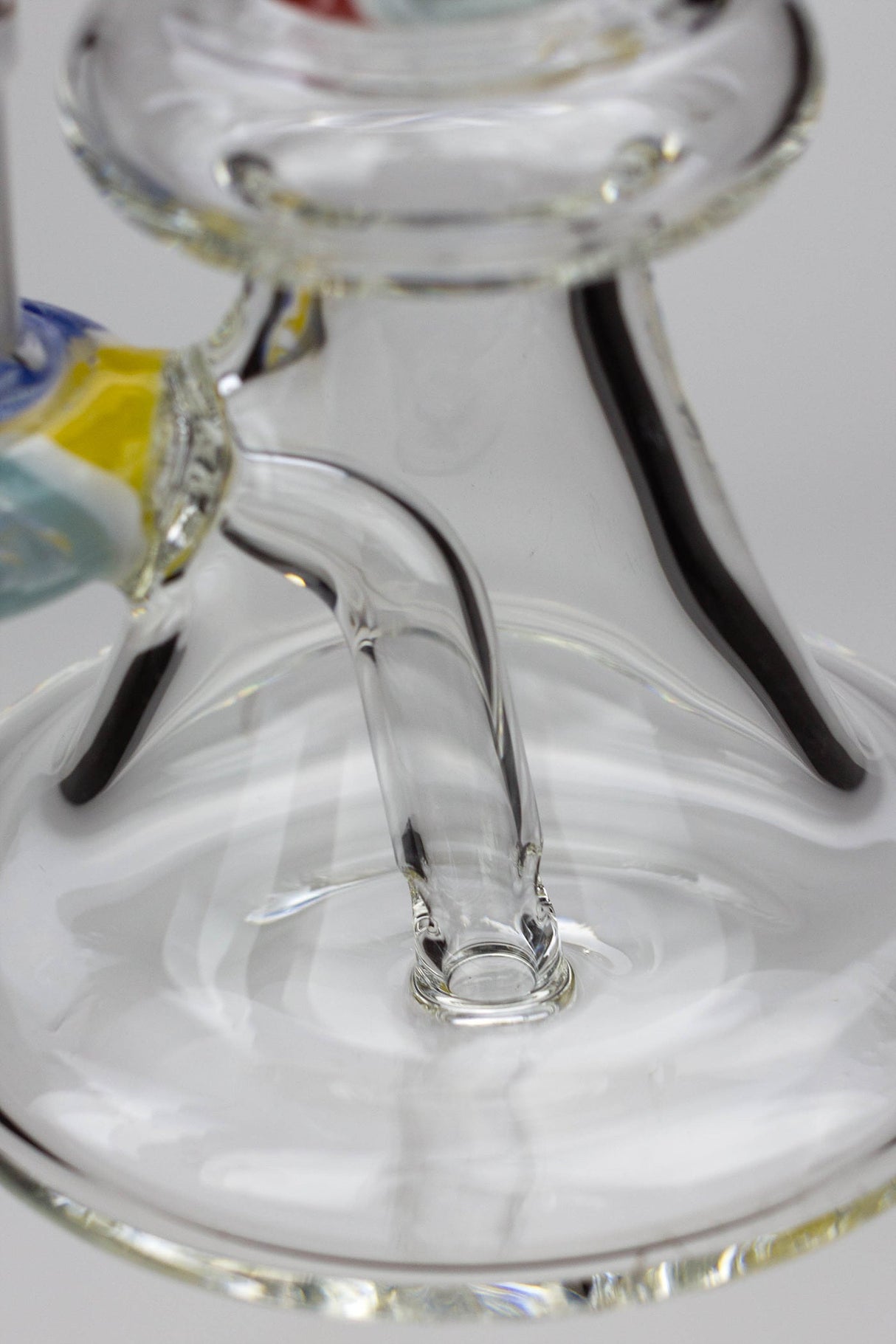 Water Pipe 7 inches rig striped Glass Rig Honeybee Herb