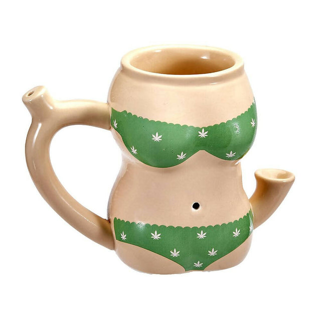 GREEN BIKINI MUG Mug Pipe Roast and Toast Gifts