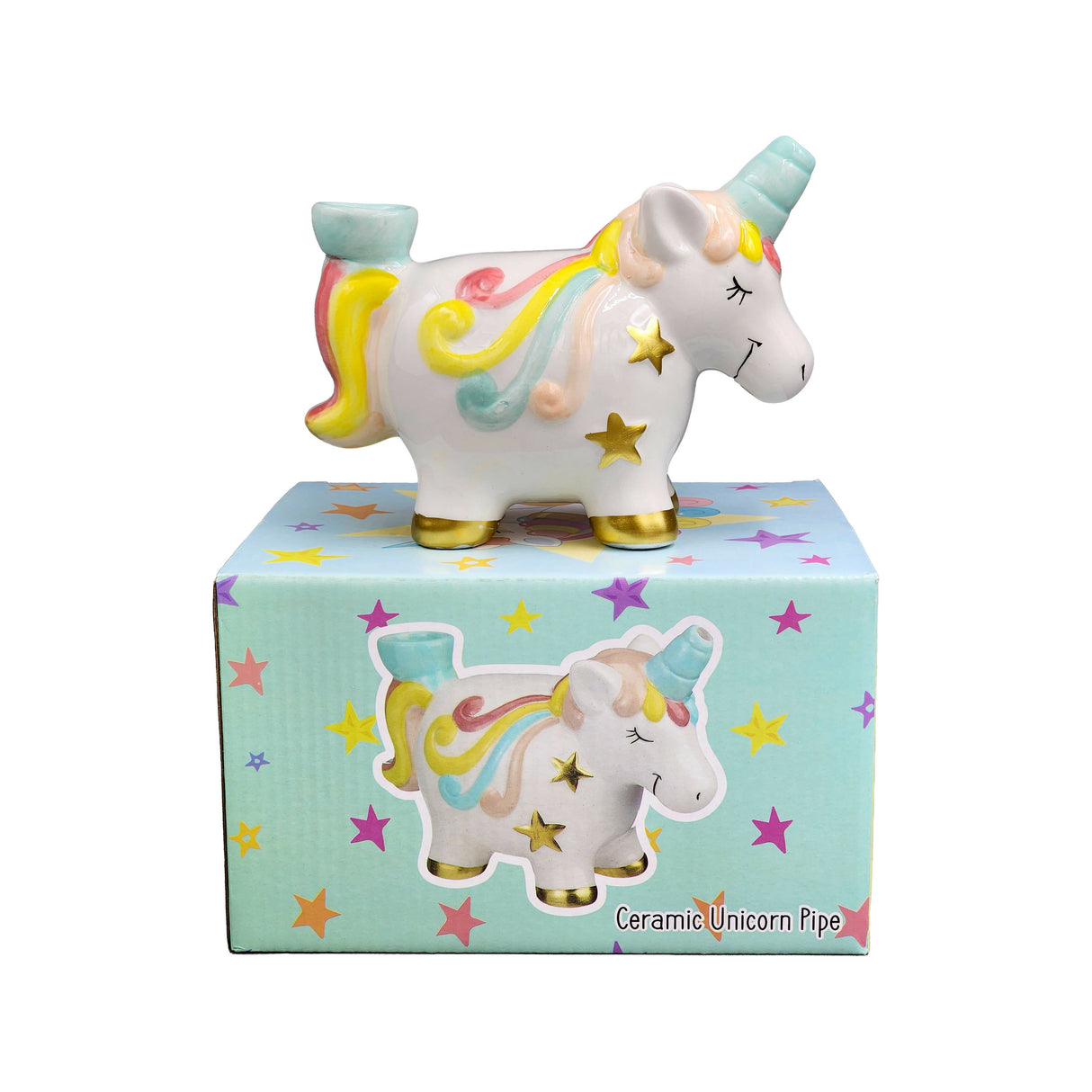 unicorn pipe Ceramic Pipe Roast and Toast Gifts