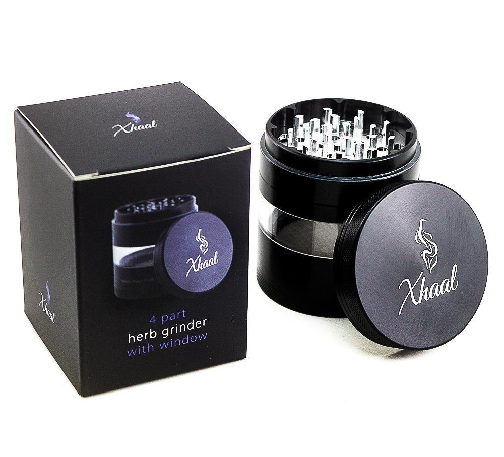 4 PART GRINDER + WINDOW Regular Grinder Xhaal Inc