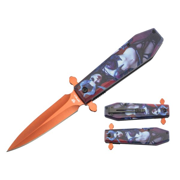 Xtreme | 8″ Folding Pocket Knife – Sharp Blade with Printed Handle & Pocket Clip (XTR-DES-19) Folding Knife Canadian Distributor DES-23