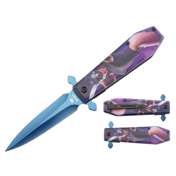 Xtreme | 8″ Folding Pocket Knife – Sharp Blade with Printed Handle & Pocket Clip (XTR-DES-19) Folding Knife Canadian Distributor DES-24