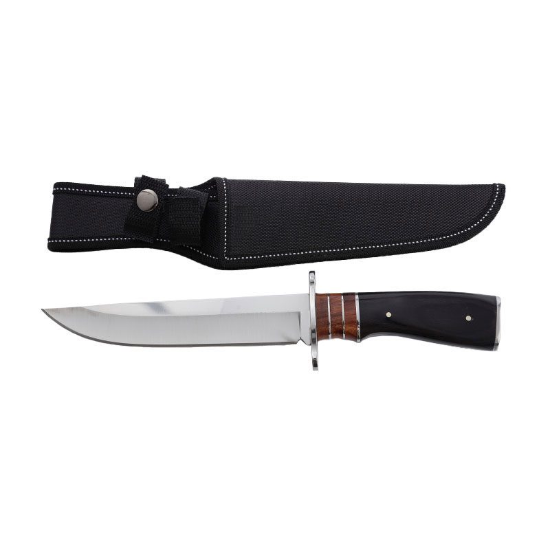 Xtreme | 12″ Hunting Knife – Fixed Clip Point Blade with Wooden Handle (XTR-HKN064) Fixed Blade Knife Canadian Distributor