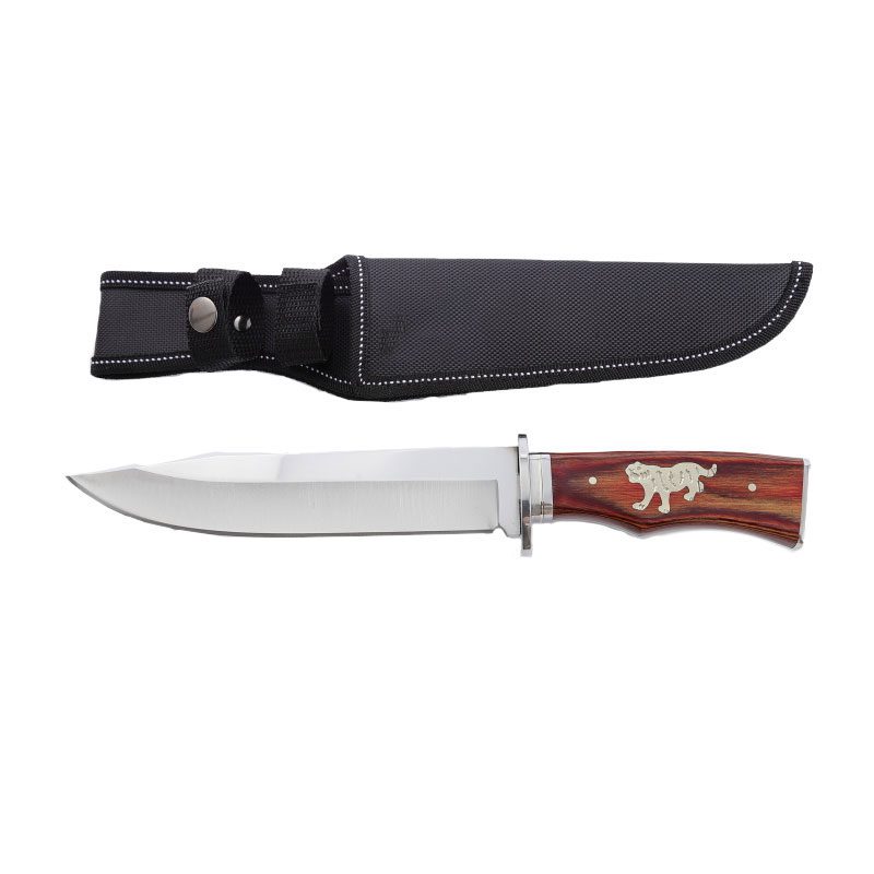 Xtreme | 12″ Roaring Tiger Hunting Knife – Fixed Clip Point Blade with Sheath (XTR-HKN067) Fixed Blade Knife Canadian Distributor