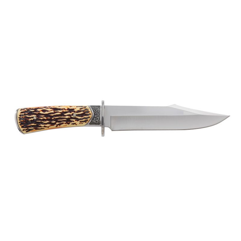 Xtreme | 12″ Hunting Knife – Fixed Blade with Faux Bone Handle & Sheath (XTR-HKN083) Fixed Blade Knife Canadian Distributor