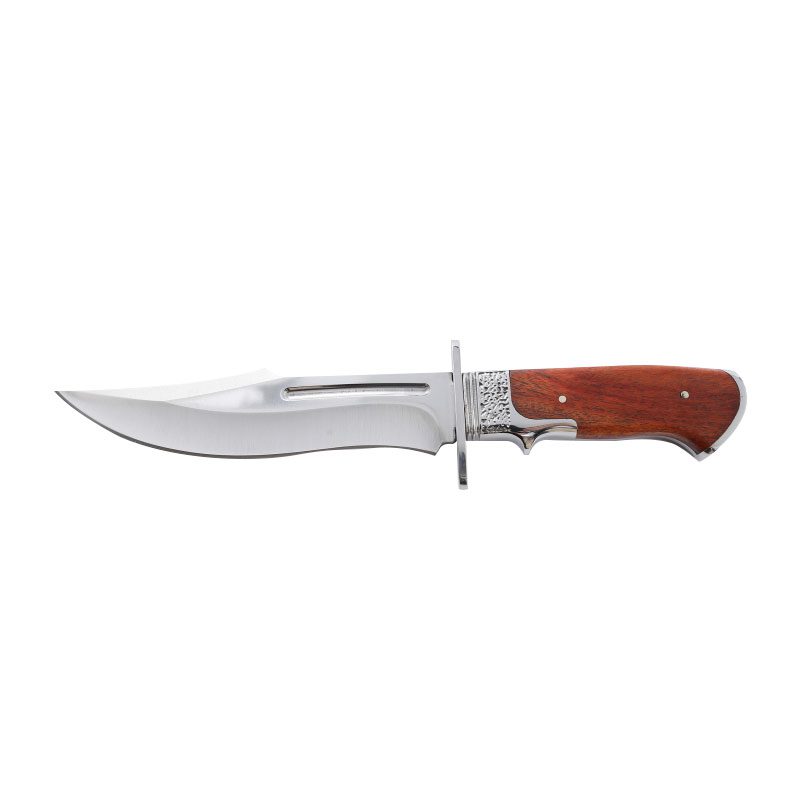 Xtreme | 11.81″ Hunting Knife – Fixed Clip Point Blade with Polished Wooden Handle & Sheath (XTR-HKN088) Fixed Blade Knife Canadian Distributor