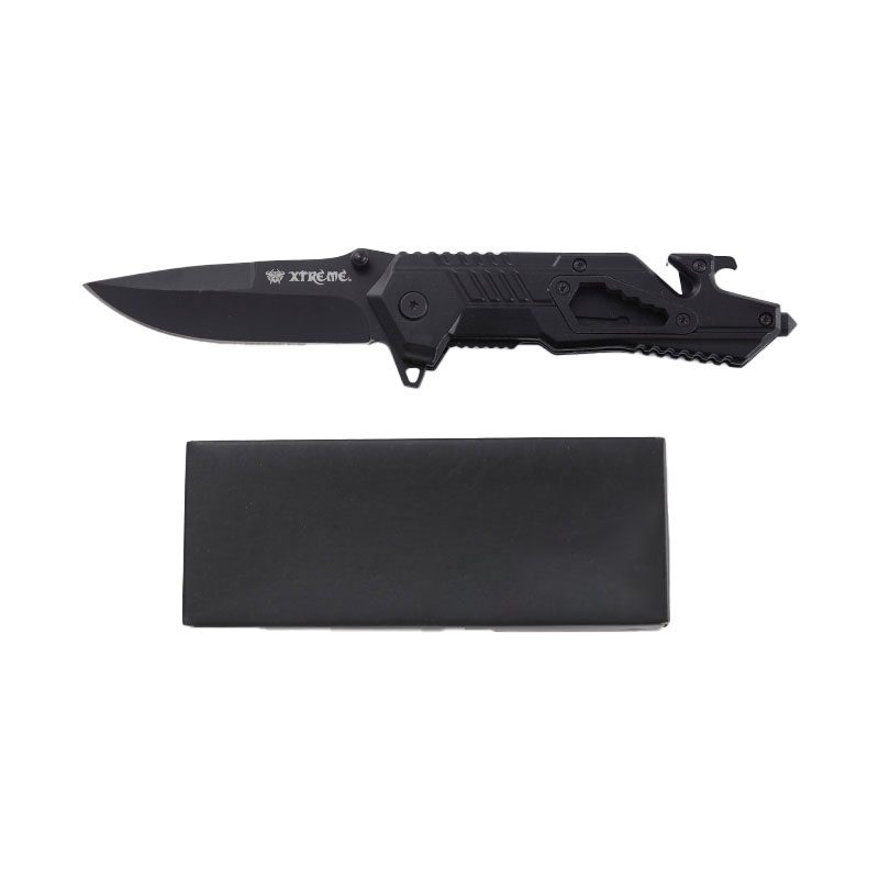 Xtreme | 8.07″ Tactical Pocket Knife – 7CR17 Titanium-Coated Blade with Multi-Tool Functions (XTR-HKN107) Folding Knife Canadian Distributor