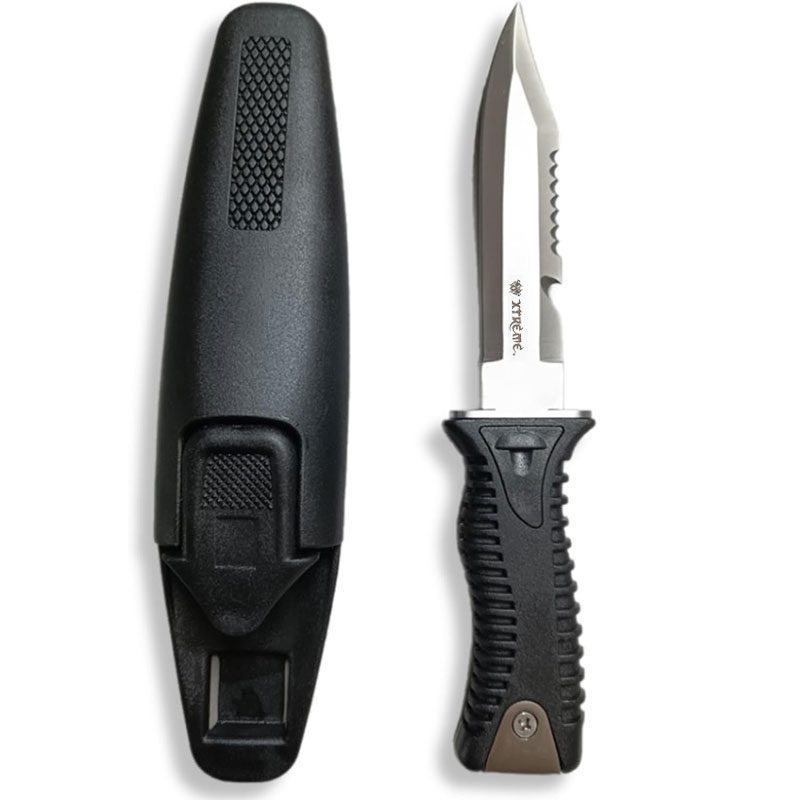Xtreme | 10″ Hunting & Diving Knife – Fixed Serrated Blade with Hammerhead Handle (XTR-HKN114) Fixed Blade Knife Canadian Distributor