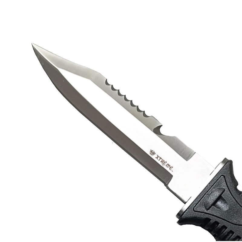 Xtreme | 10″ Hunting & Diving Knife – Fixed Serrated Blade with Hammerhead Handle (XTR-HKN114) Fixed Blade Knife Canadian Distributor