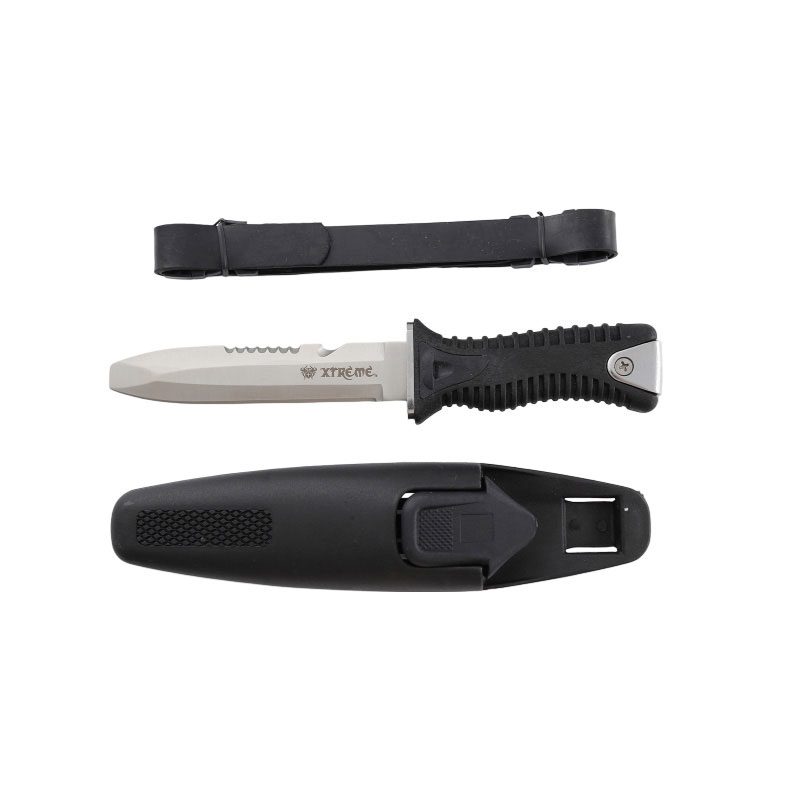 Xtreme | 10″ Hunting & Diving Knife – Fixed Serrated Blade with Hammerhead Handle (XTR-HKN115) Fixed Blade Knife Canadian Distributor