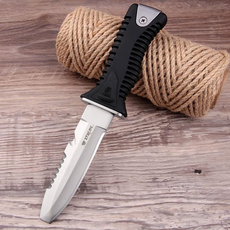 Xtreme | 10″ Hunting & Diving Knife – Fixed Serrated Blade with Hammerhead Handle (XTR-HKN115) Fixed Blade Knife Canadian Distributor