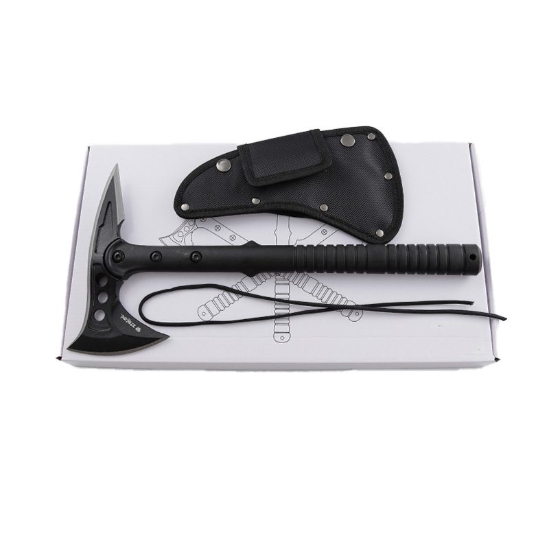 Xtreme | 15.08″ Tactical Tomahawk Axe – Alloy Steel Blade with Hickory Wood Handle & Sheath (XTR-HKN120) Sword · Machete · Axe Canadian Distributor