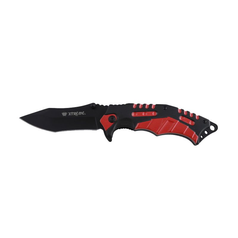 Xtreme | 8.39″ Hunting & Pocket Knife – Black Titanium Folding Blade with Wire & Liner Lock (XTR-HKN126) Folding Knife Canadian Distributor