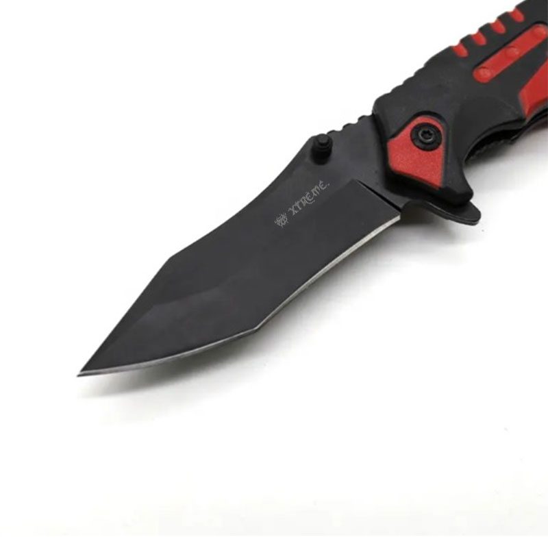 Xtreme | 8.39″ Hunting & Pocket Knife – Black Titanium Folding Blade with Wire & Liner Lock (XTR-HKN126) Folding Knife Canadian Distributor